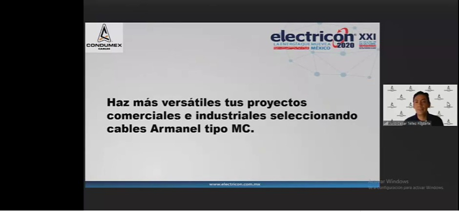 Condumex Congreso Virtual Electricón 2020