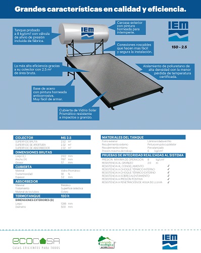 Condumex Calentadores Solares IEM 2