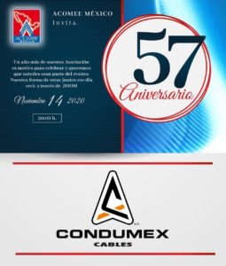 Condumex 57 Aniversario de ACOMEE México 2