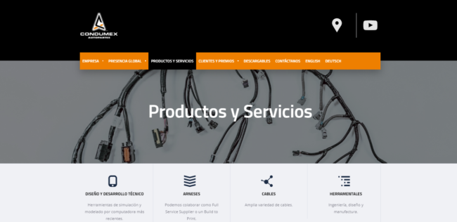 pagina-web-condumex-arneses Condumex Convención PDAC 2021 7