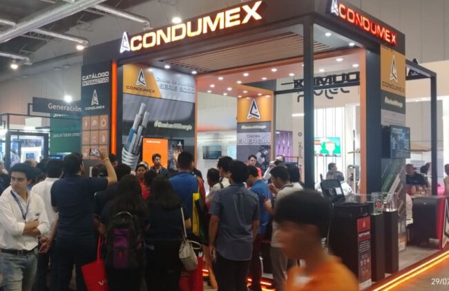 Nota1-portadaweb CONDUMEX en la Exposición Industrial y Pláticas Técnicas del Sector Eléctrico